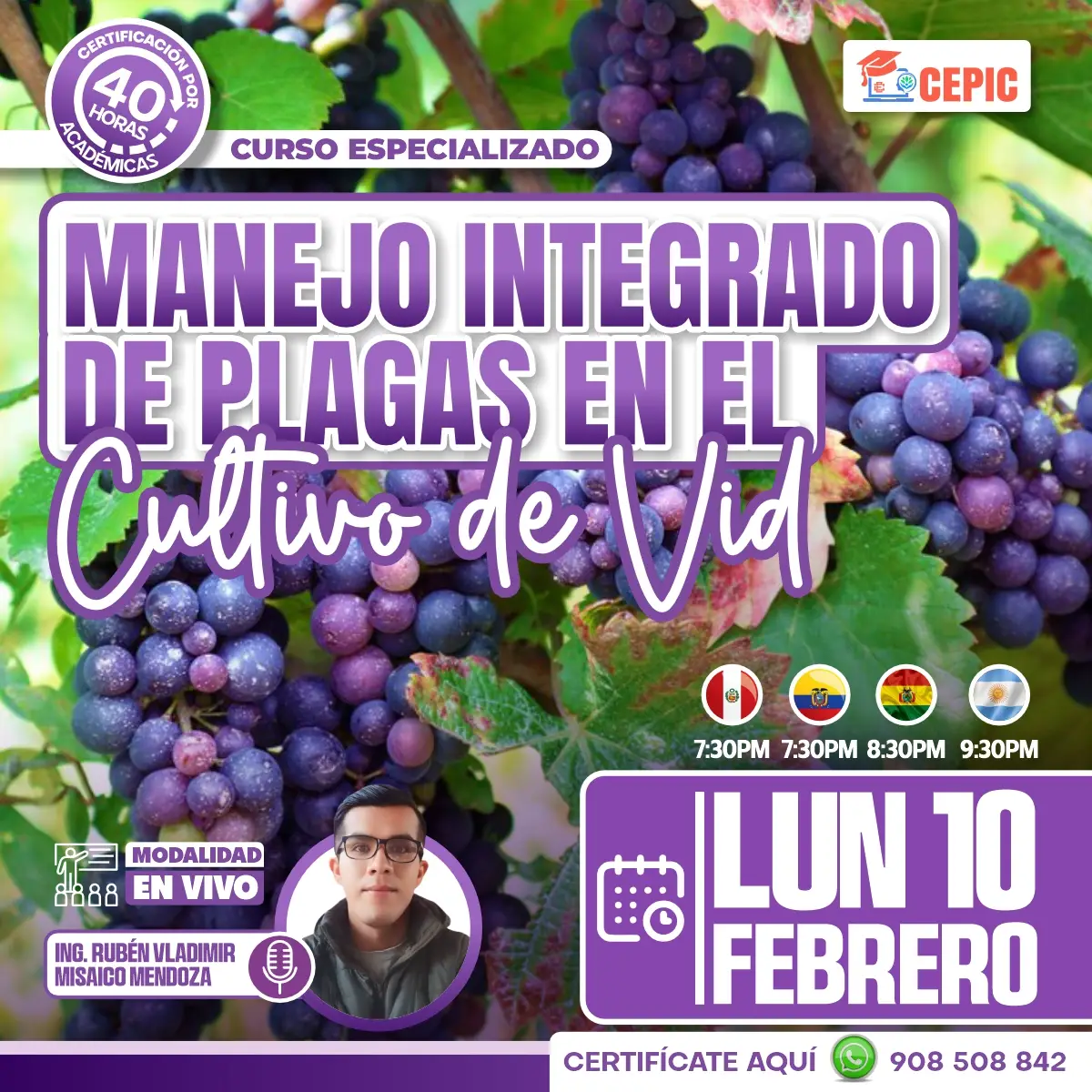 Manejo Integrado de Plagas en el Cultivo de Vid