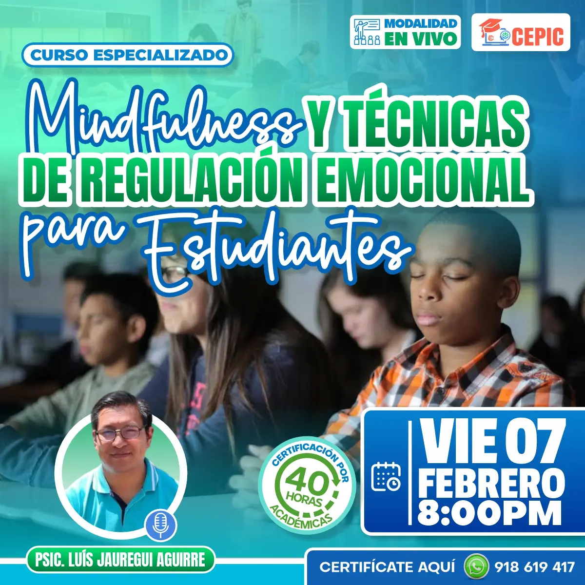 Mindfulness y Técnicas de Regulación Emocional para Estudiantes