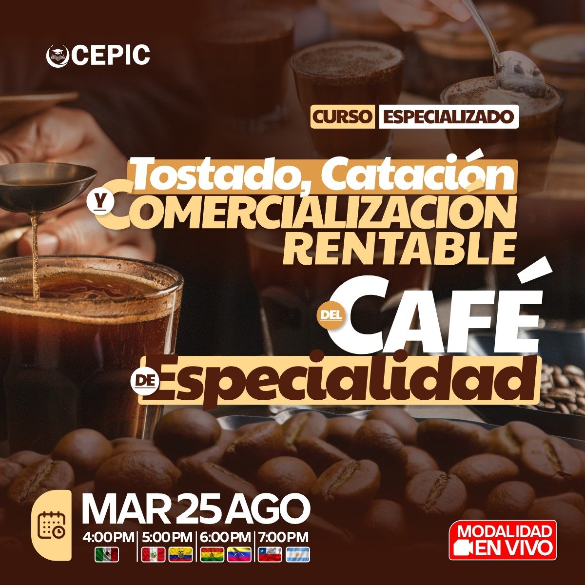 Tostado, Catación y Comercialización Rentable del Café de Especialidad