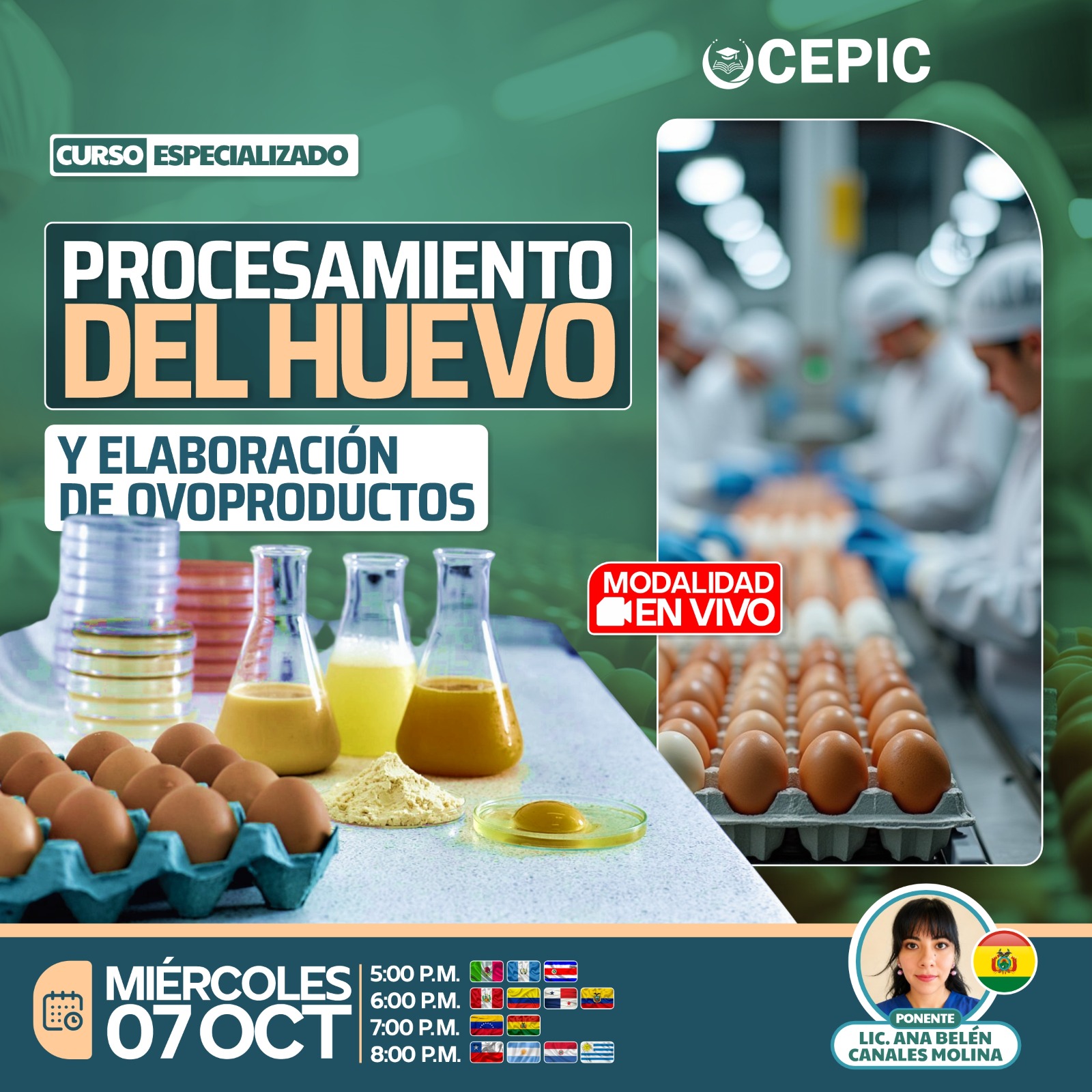 Procesamiento del Huevo y Elaboración de Ovoproductos