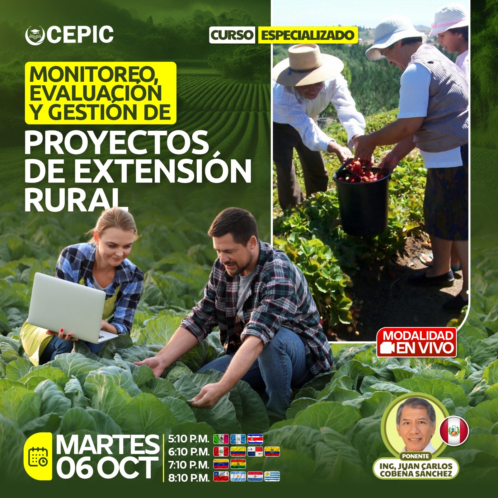 Monitoreo, Evaluación y Gestión de Proyectos de Extensión Rural