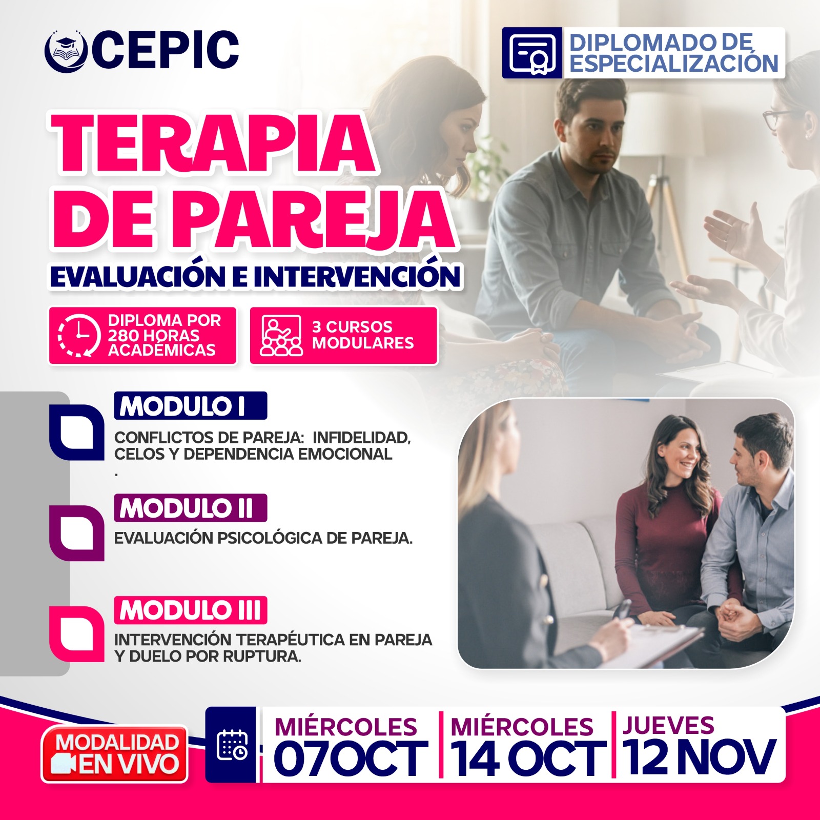 Terapia de Pareja – Evaluación e Intervención