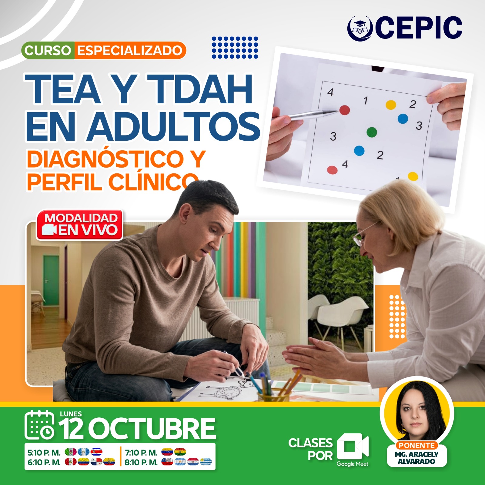 TEA y TDAH en Adultos: Diagnóstico y Perfil Clínico