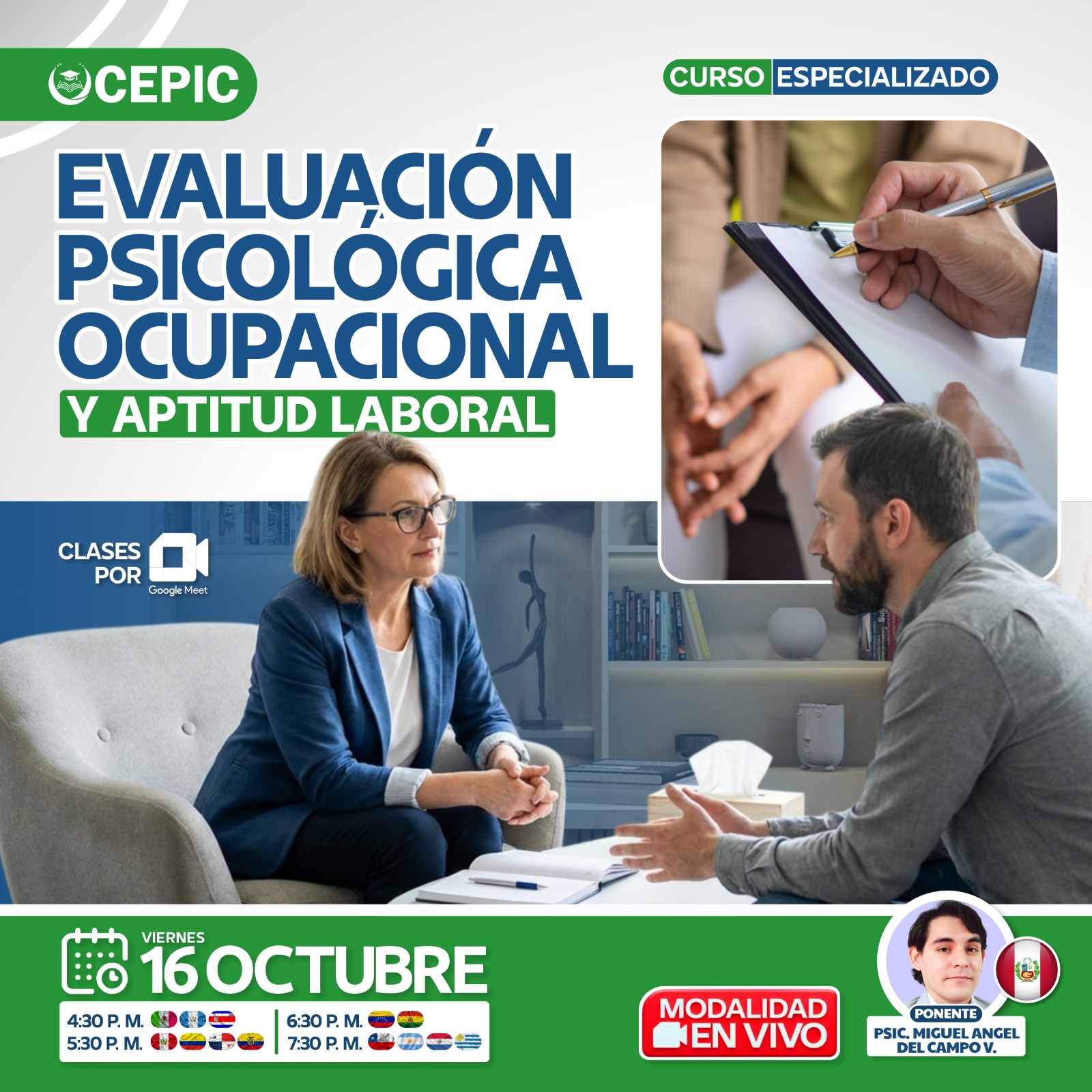 Evaluación Psicológica Ocupacional y Aptitud Laboral
