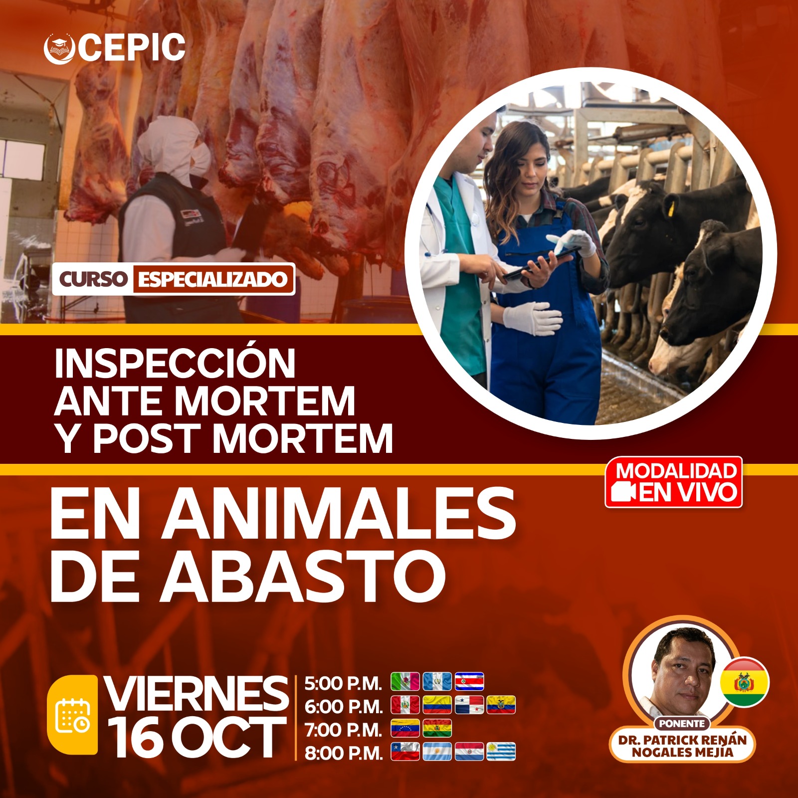 Inspección Ante Mortem y Post Mortem en Animales de Abasto