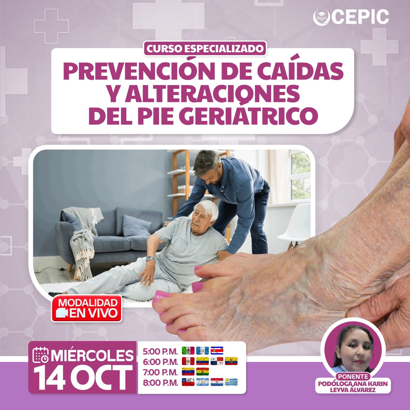 Prevención de Caídas y Alteraciones del Pie Geriátrico