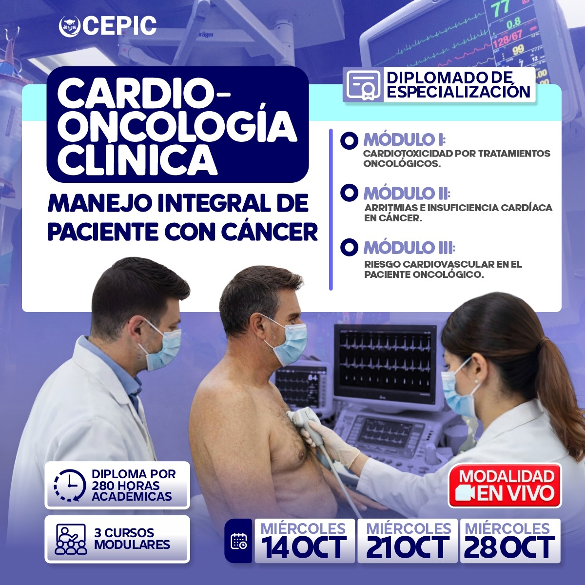 Cardio-Oncología Clínica – Manejo Integral del Paciente con Cáncer
