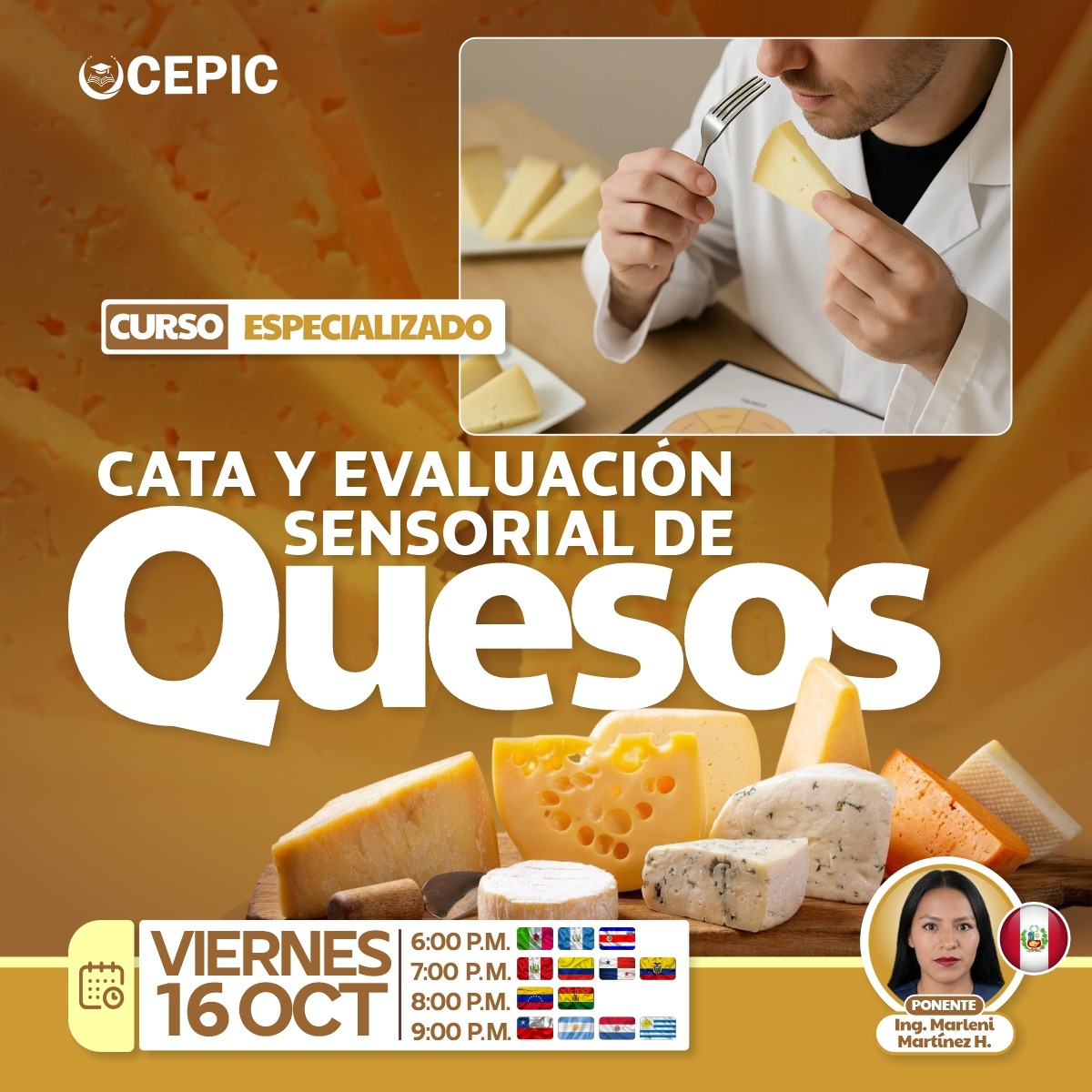 Cata y Evaluación Sensorial de Quesos