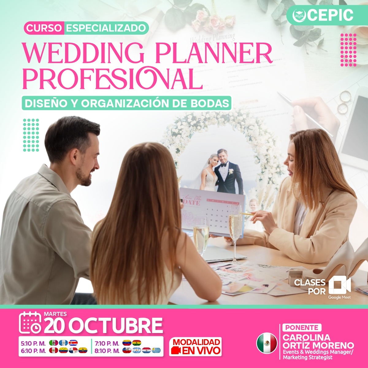 Wedding Planner Profesional: Diseño y Organización de Bodas