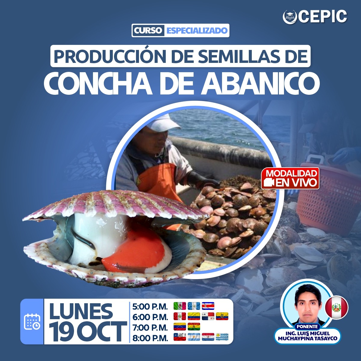 Producción de Semillas de Concha de Abanico