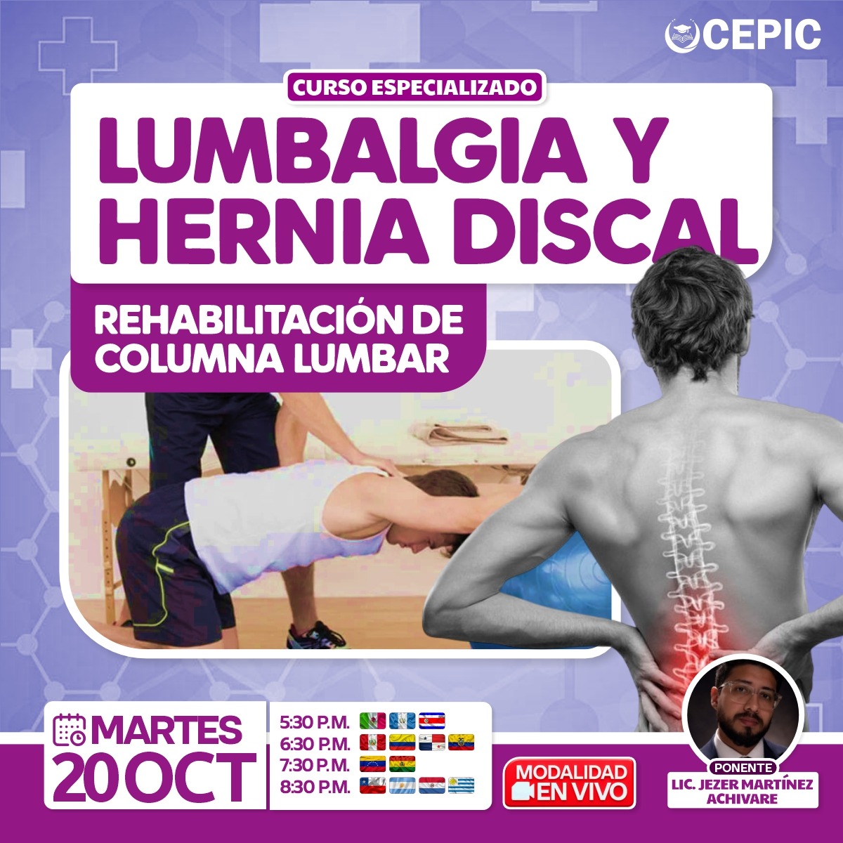 Lumbalgia y Hernia Discal: Rehabilitación de Columna Lumbar