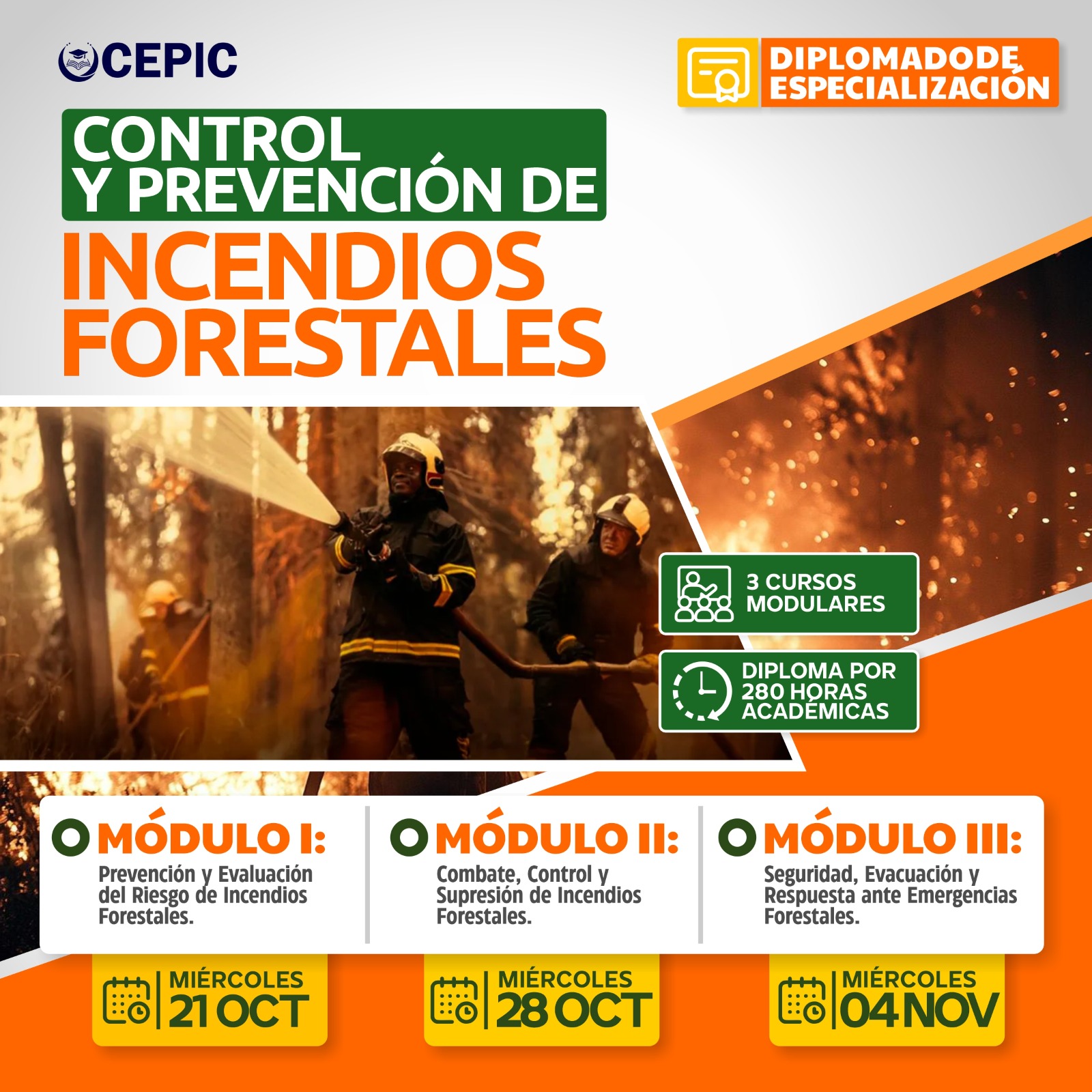 Control y Prevención de Incendios Forestales