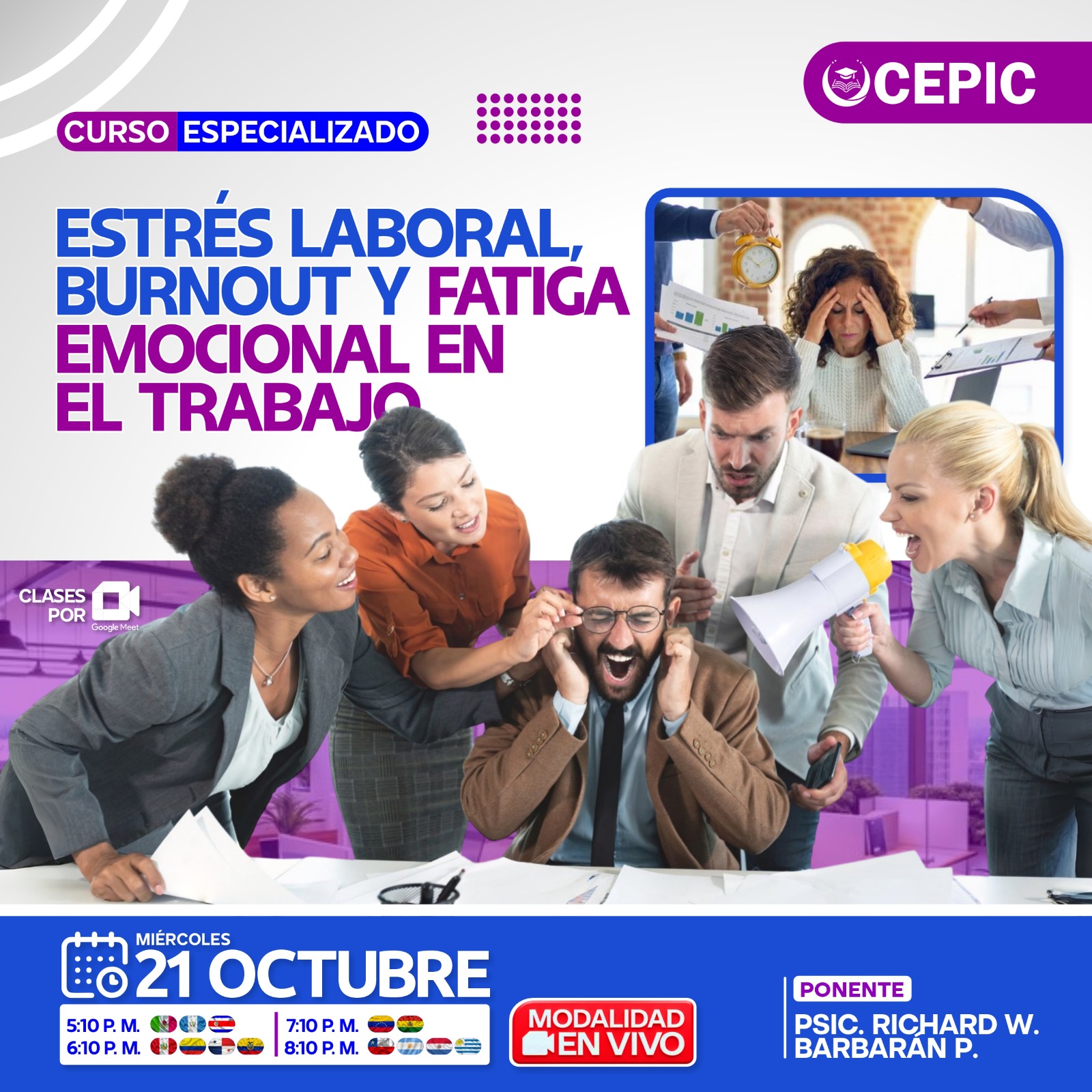 Estrés Laboral, Burnout y Fatiga Emocional en el Trabajo
