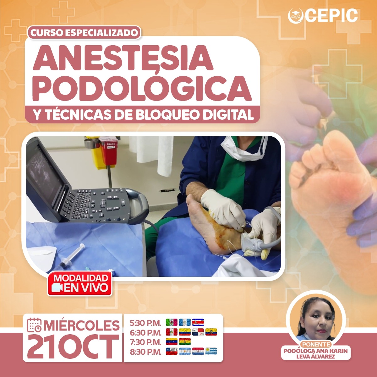 Anestesia Podológica y Técnicas de Bloqueo Digital