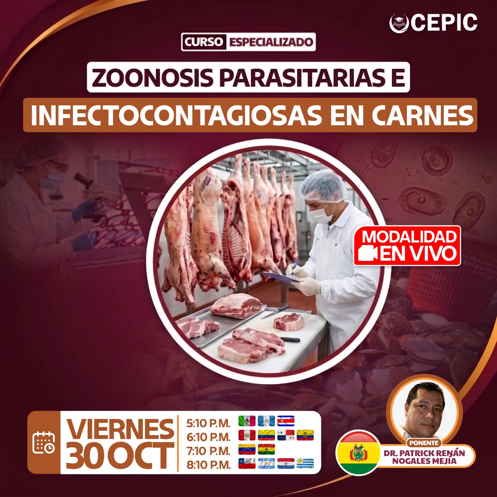 Zoonosis Parasitarias e Infectocontagiosas en Carnes