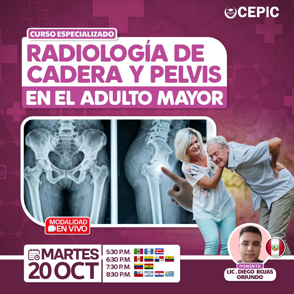 Radiología de Cadera y Pelvis en el Adulto Mayor